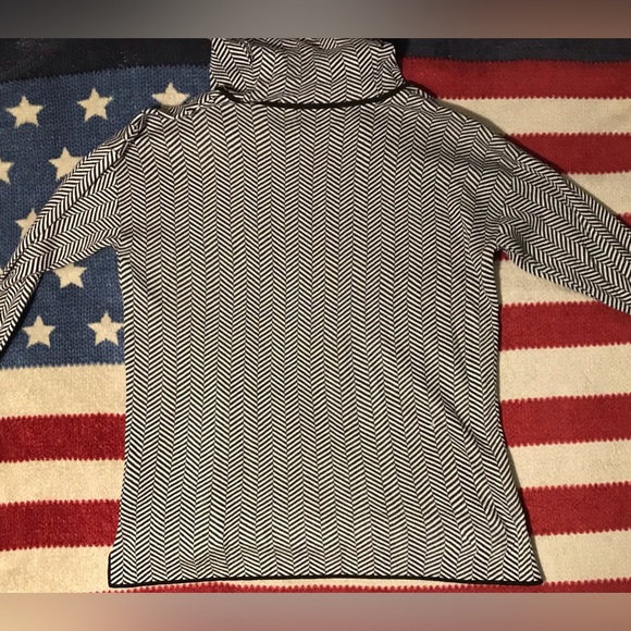 NWOT Vintage Womens CALVIN KLEIN FUNNEL TURTLENECK Knit Sweater M kors rlpc rlx - Picture 9 of 9